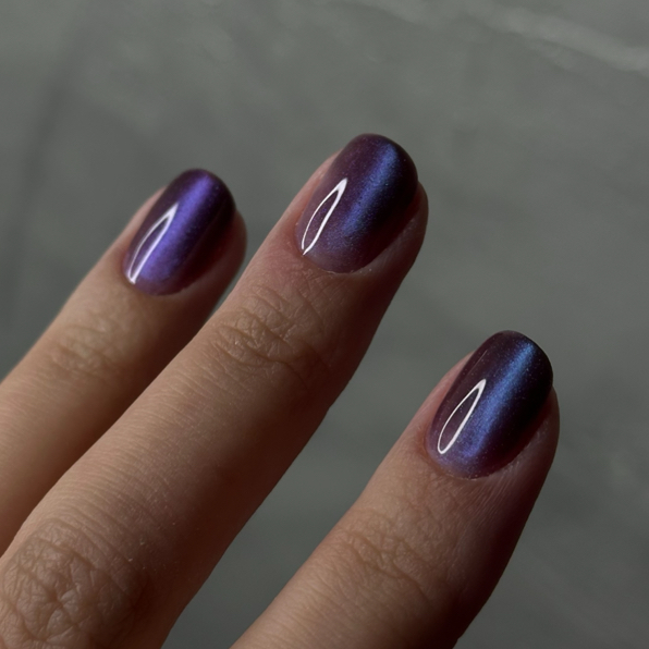 маникюр однотон (на короткие ногти)