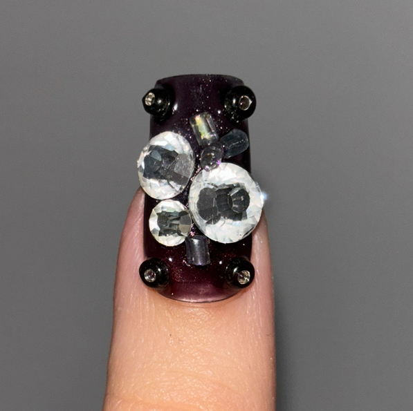 наращивание с дизайном (S-M)