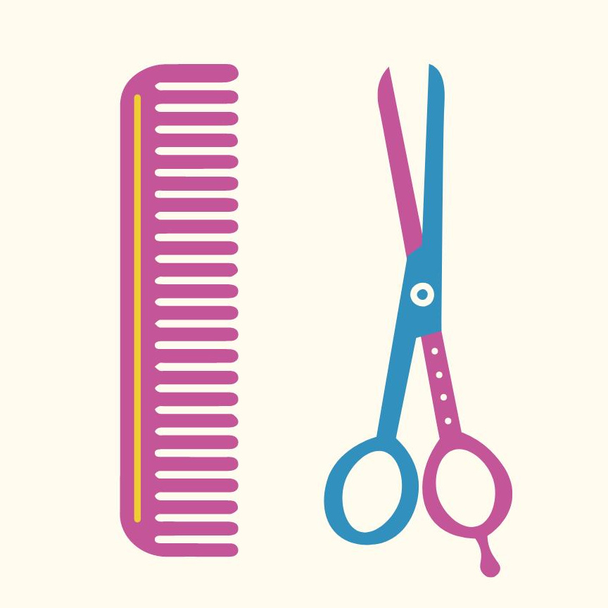 Подравнивание волос попрядно (девочки)