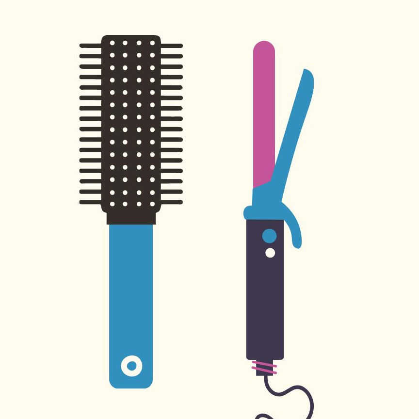 Прическа праздничная — локоны (лак, пенка) на средние волосы