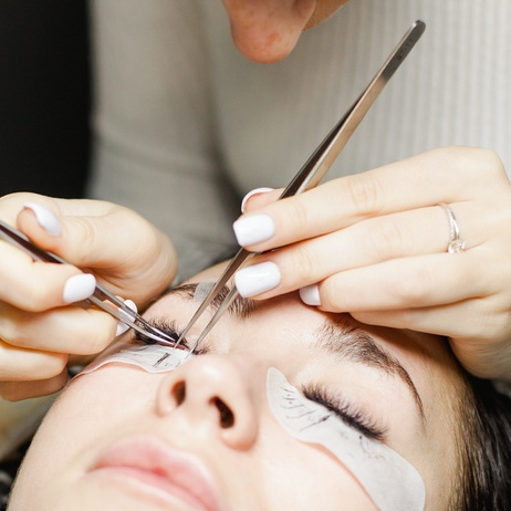 Коррекция наращивания ресниц 2D двойной обьем (топ мастер)