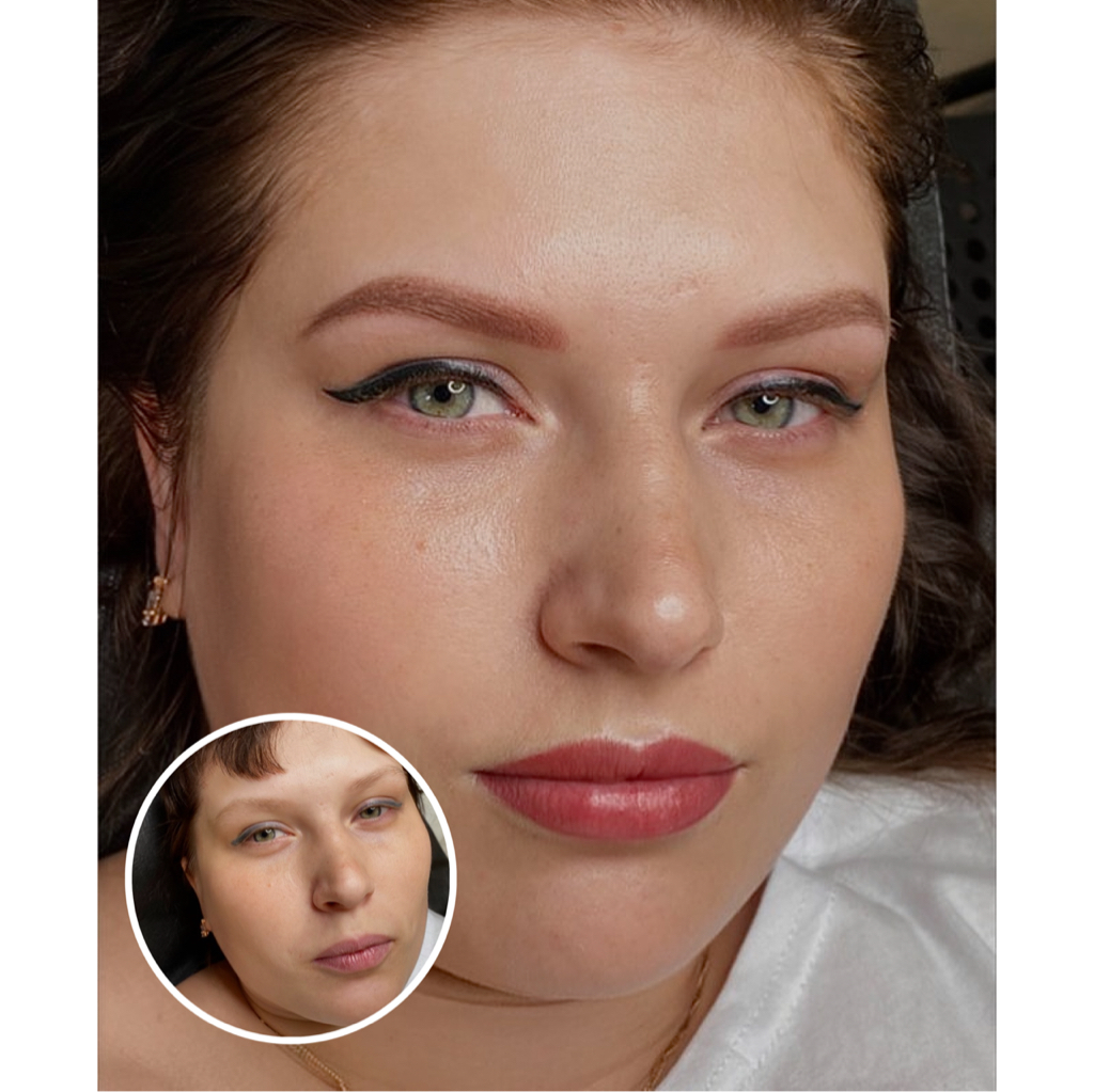 Комбо ( Брови + Веки + Губы)