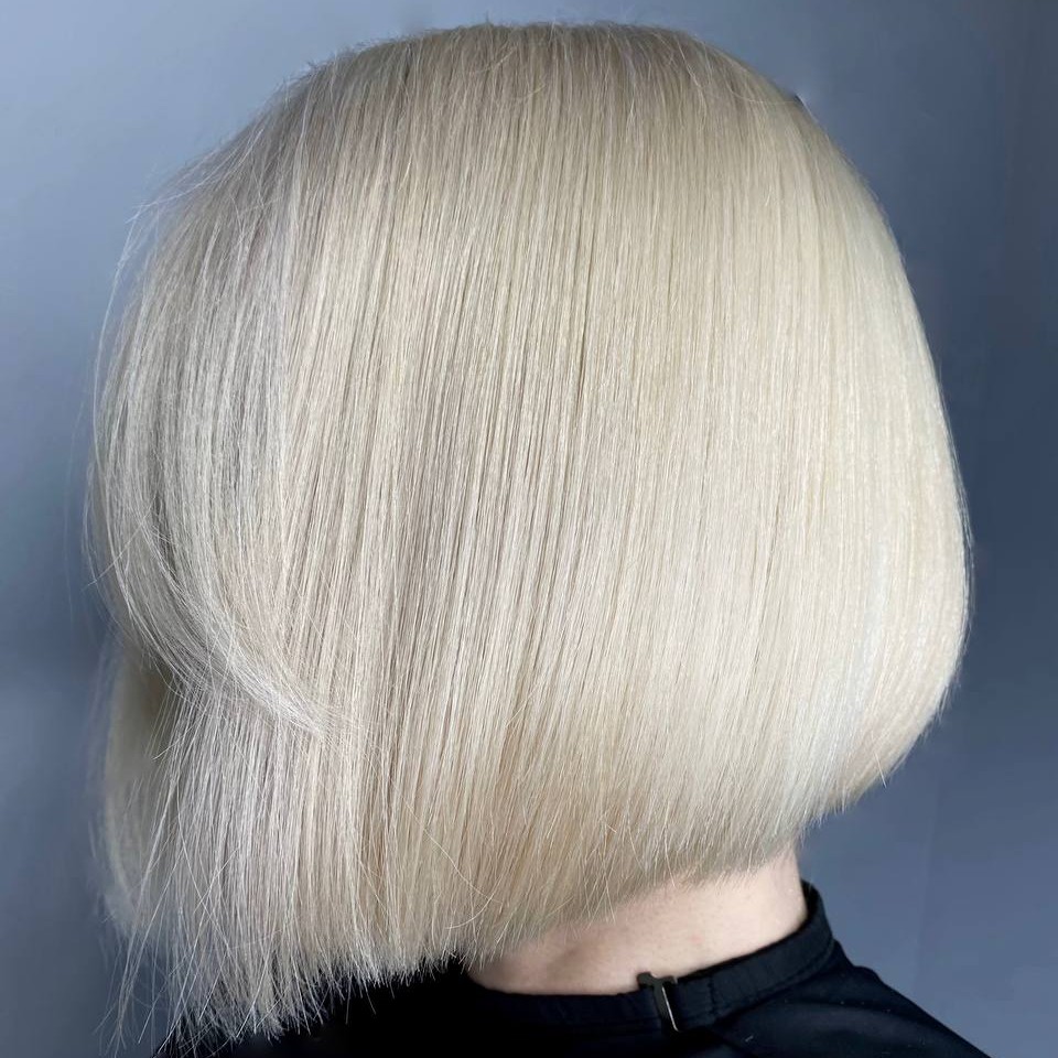 Окрашивание корень блонд