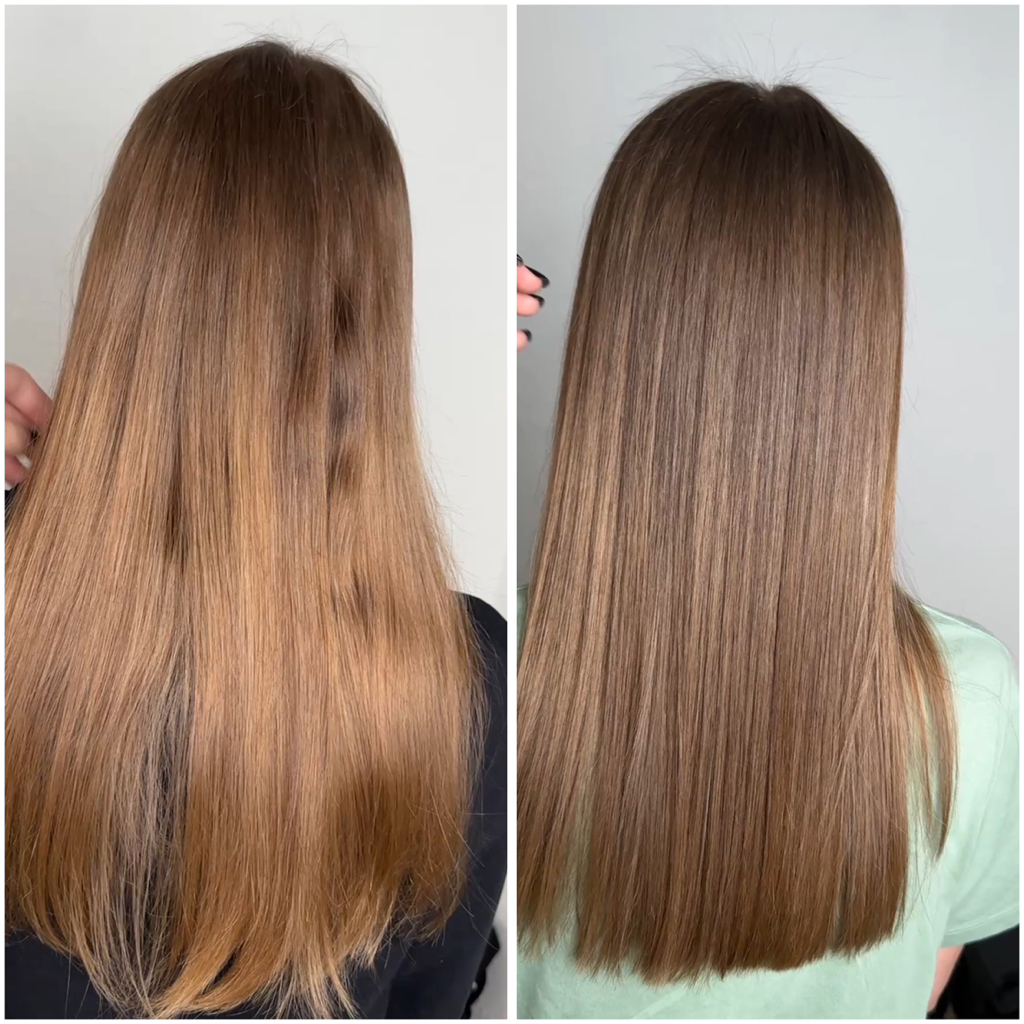 Глубокий уход + пилинг + стрижка  (длина до лопаток)