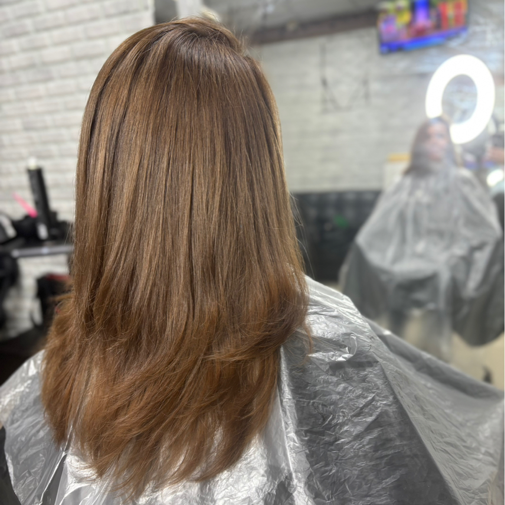 Стрижка на длинные волосы