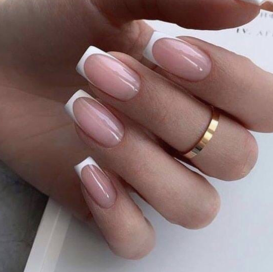 Премиум Френч. Снятие(бесплатно) + маникюр + покрытие