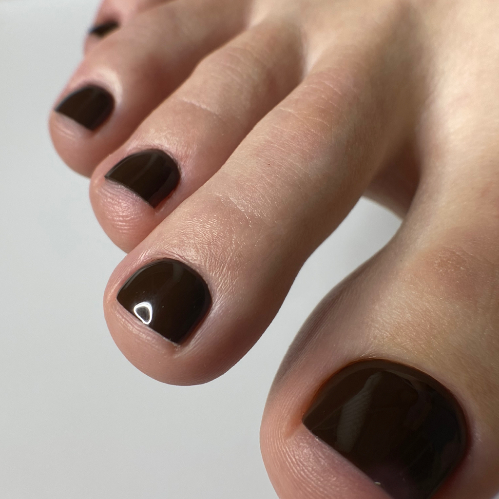 Полный педикюр с покрытием