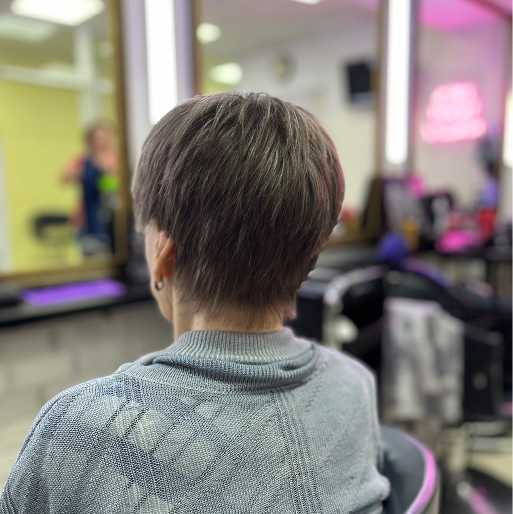 Стрижка женская (короткие волосы) пикси