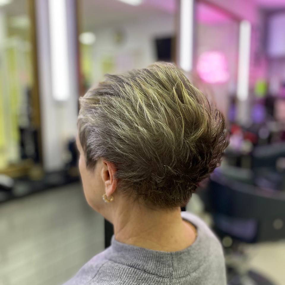 Укладка феном