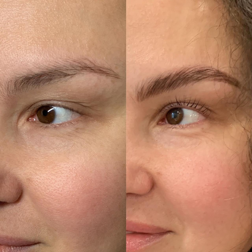 Окрашивание бровей