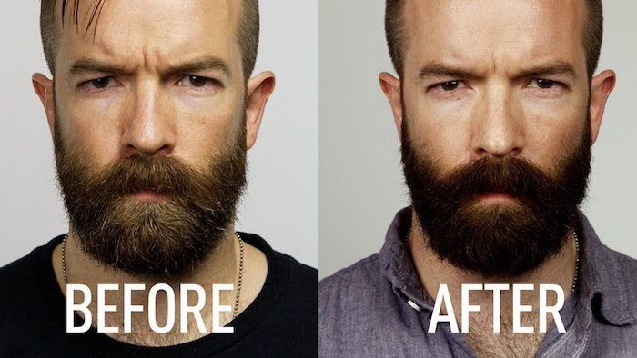 Окрашивание бороды, Beard coloring