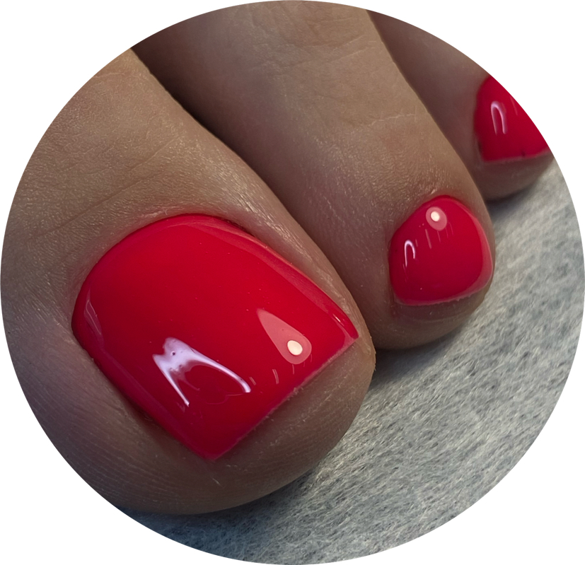 Педикюр. Только покрытие