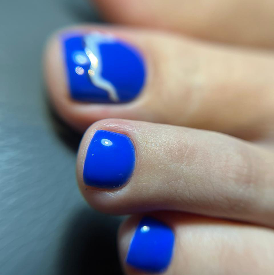 Мини-педикюр с покрытием гель-лак( без пяток)