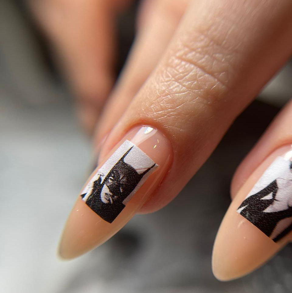 Дизайн 1 ногтя ( простой)