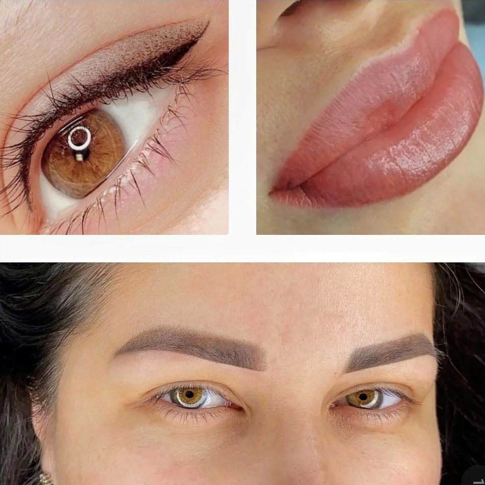 Комплекс 3 зоны. БРОВИ+ГУБЫ+МЕЖРЕСНИЧКА.