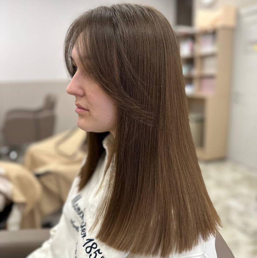 Оформление челки