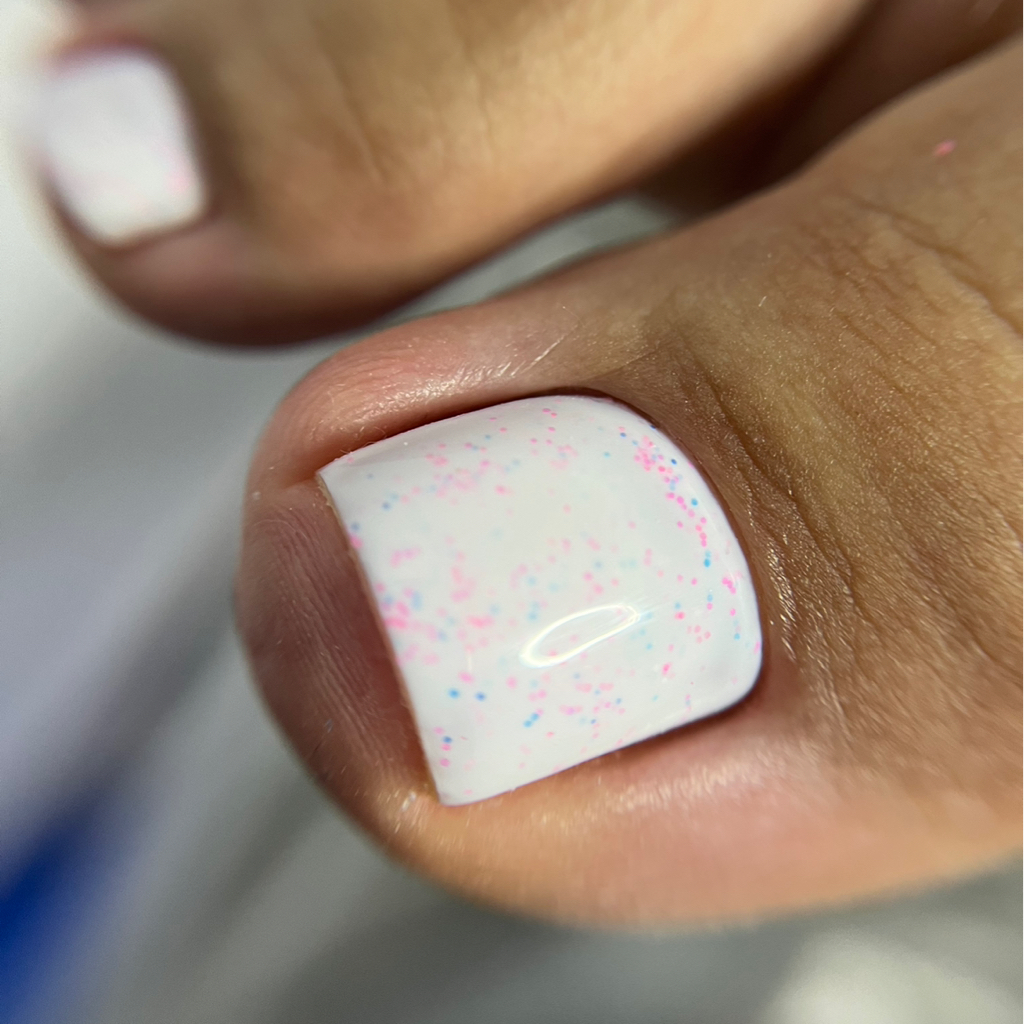 Пальчиковый педикюр с покрытием