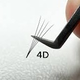 Наращивание ресниц 4D