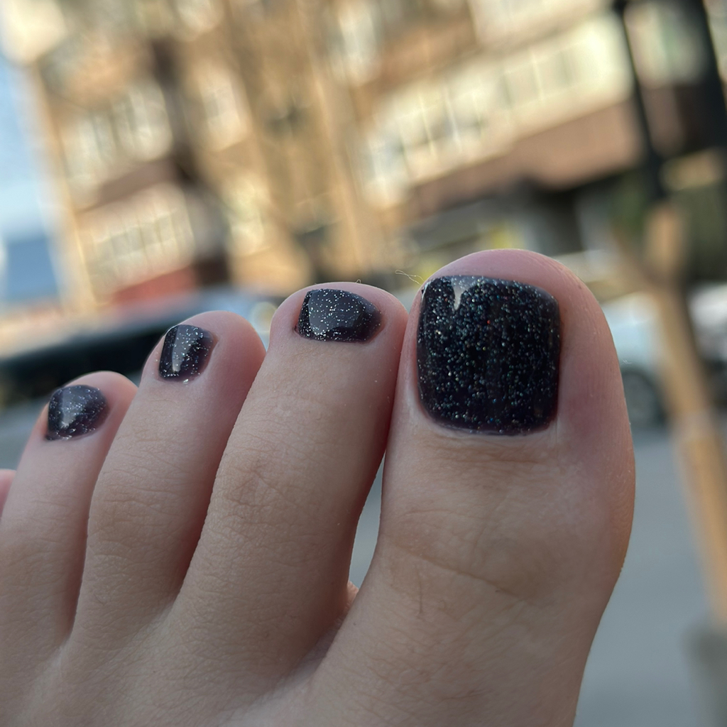 Педикюр с покрытием(Обработка пальцев + покрытие)