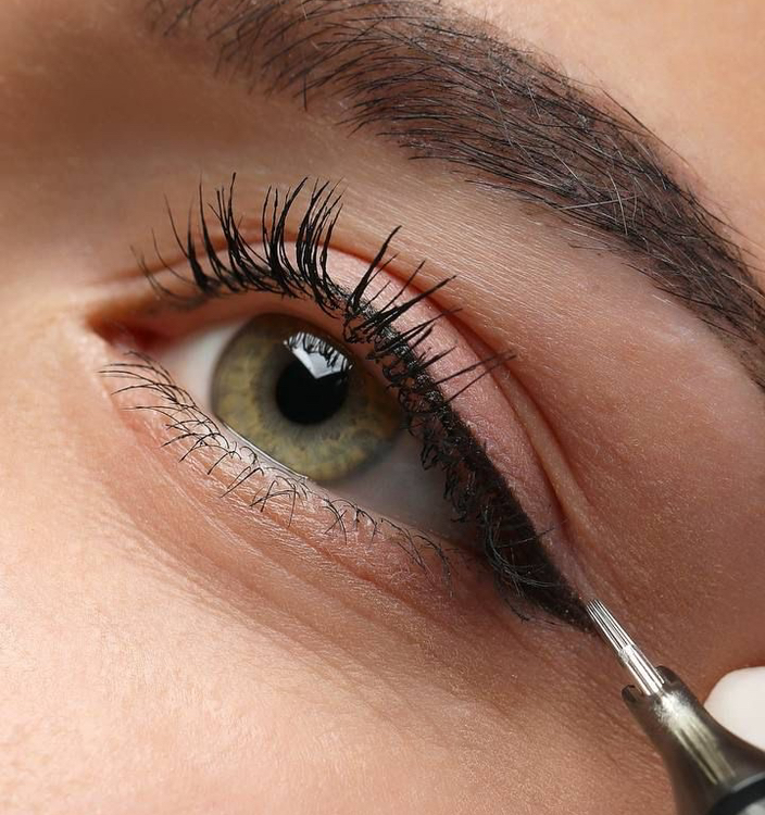 Перманентный макияж межресничка