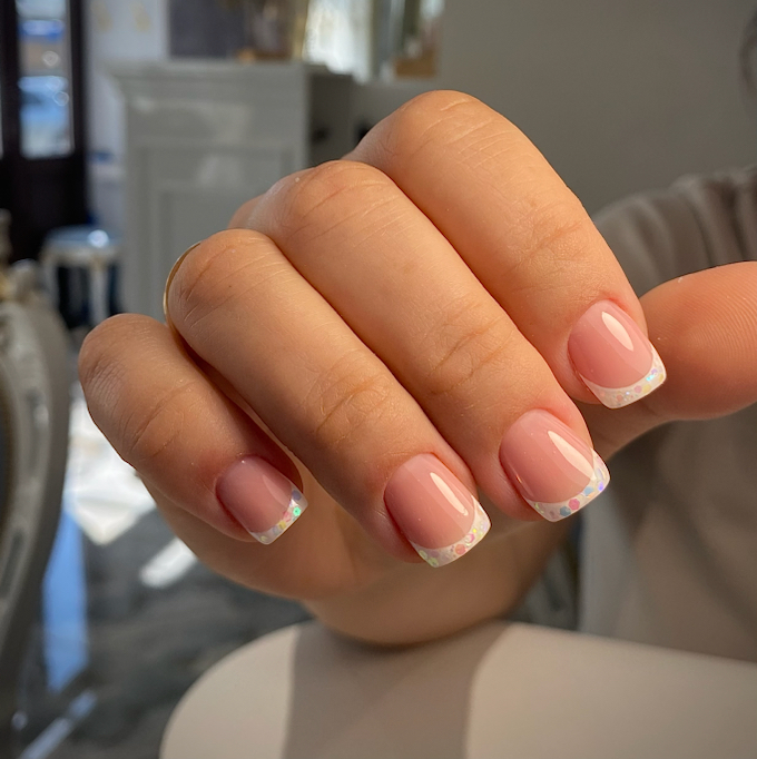 Наращивание + выкладкой дизайн