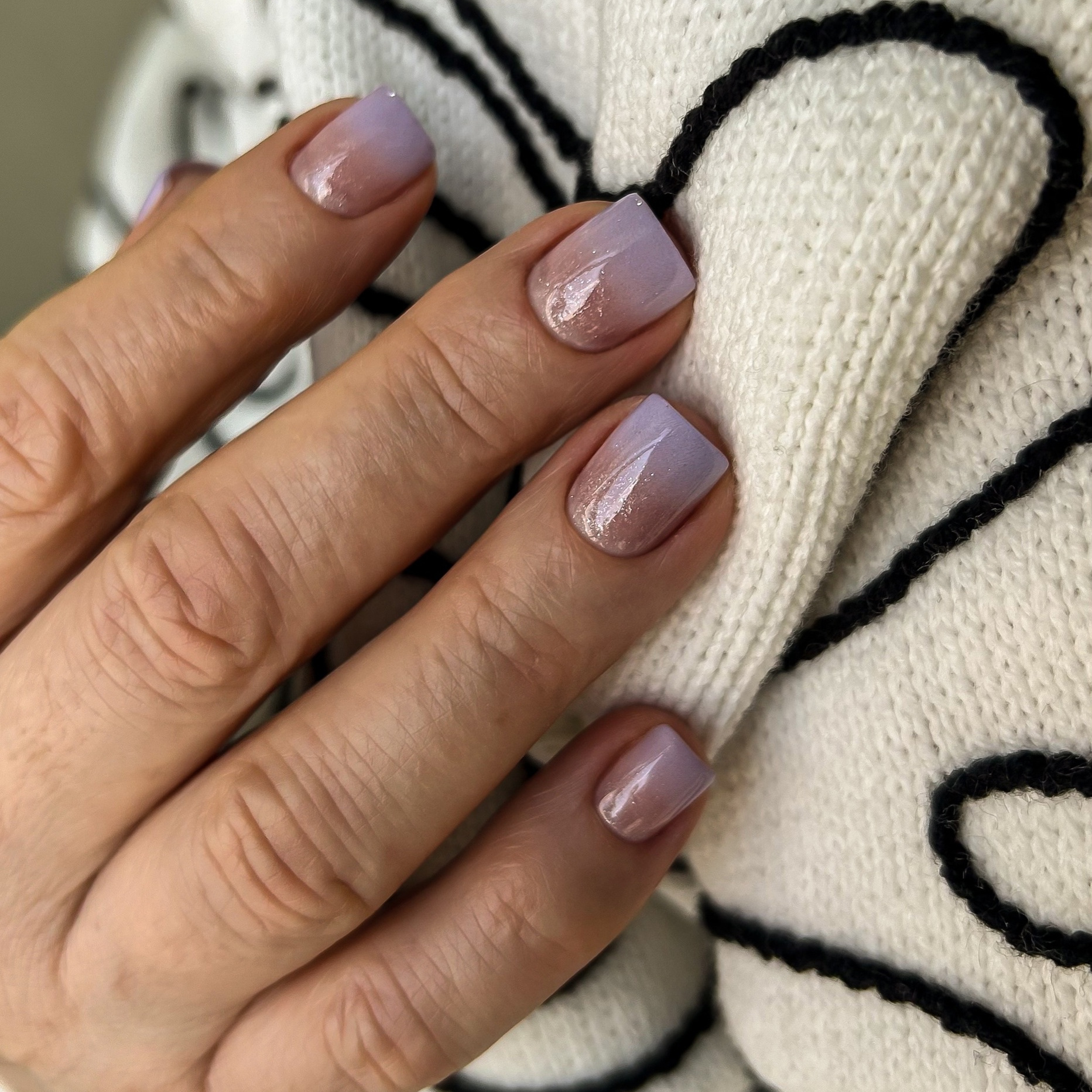 Маникюр+гелевое укрепление (french, ombre)