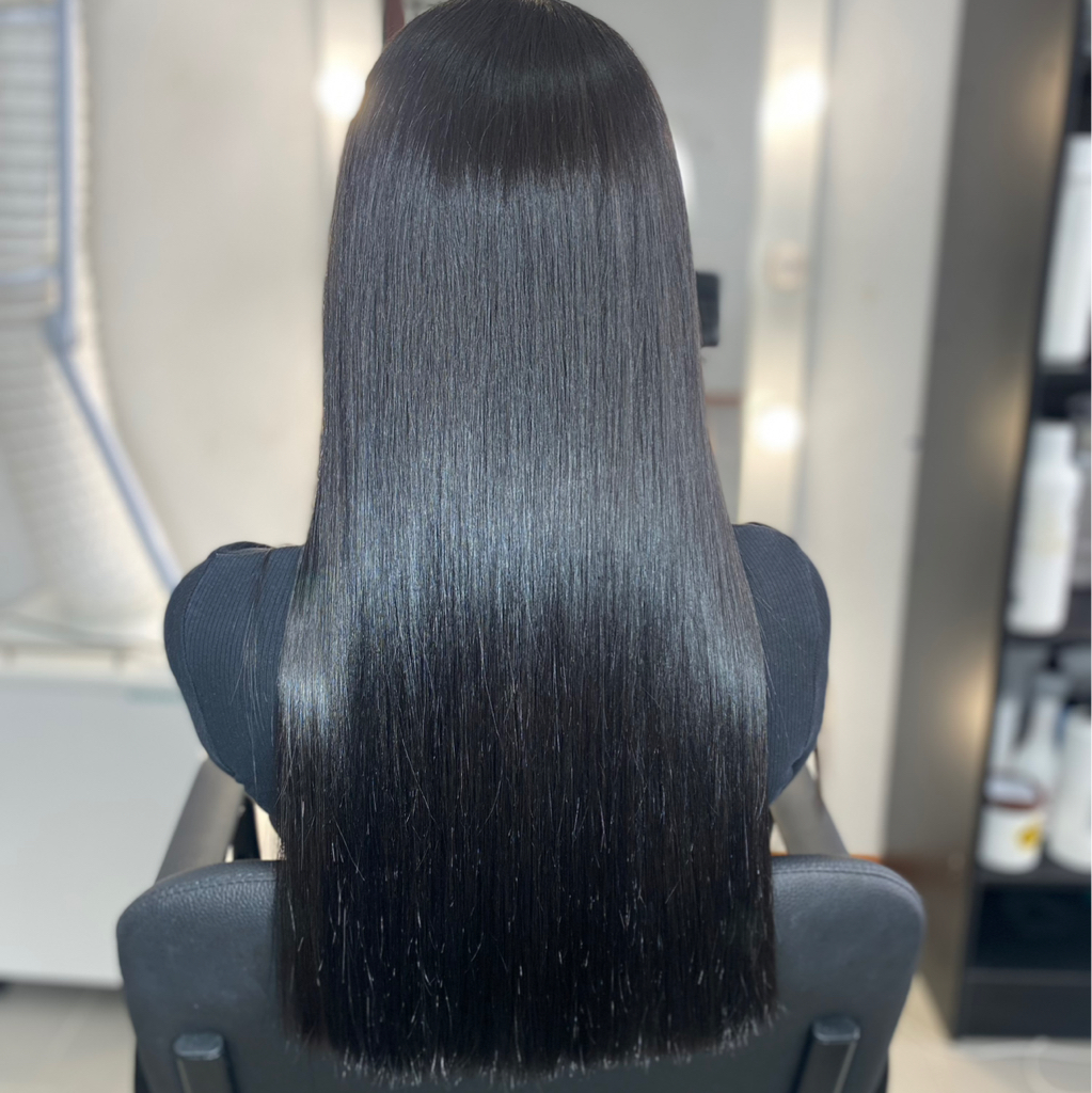 Окрашивание тон в тон (волосы ниже лопаток)