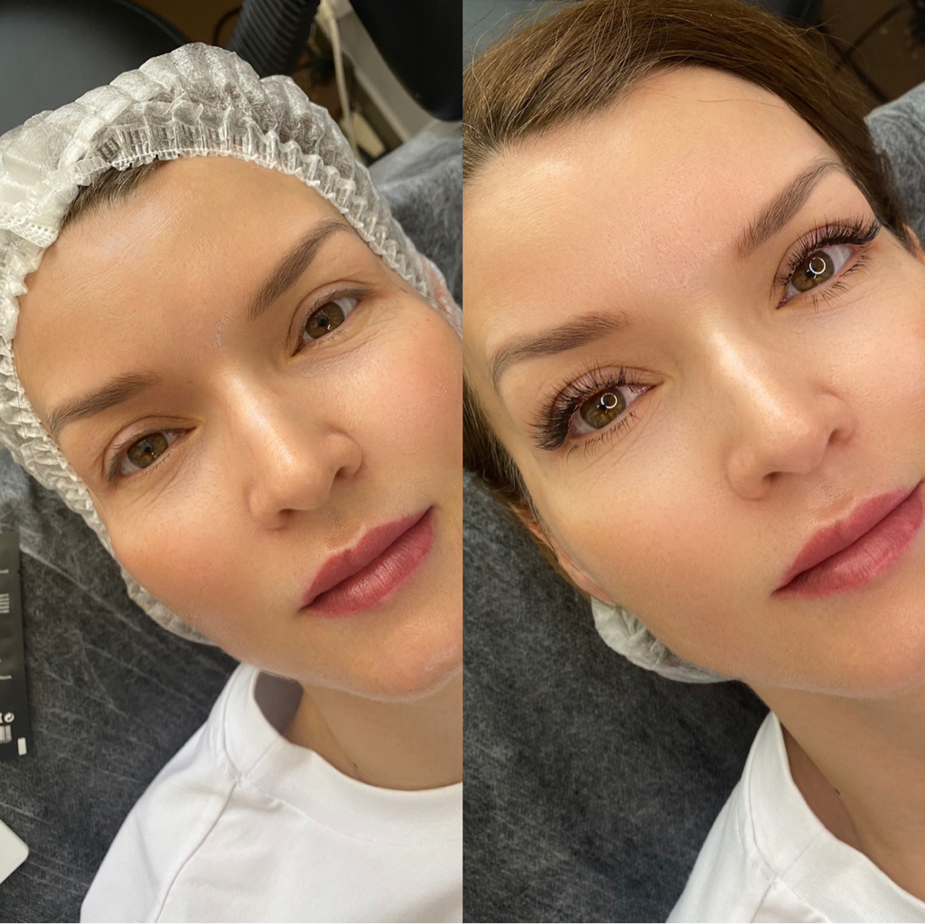 Нижние ресницы