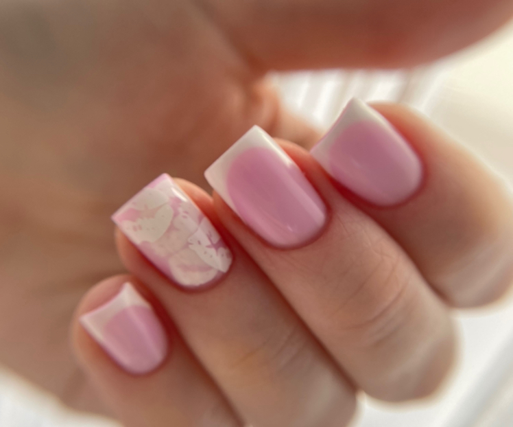 Маникюр+покрытие «френч»