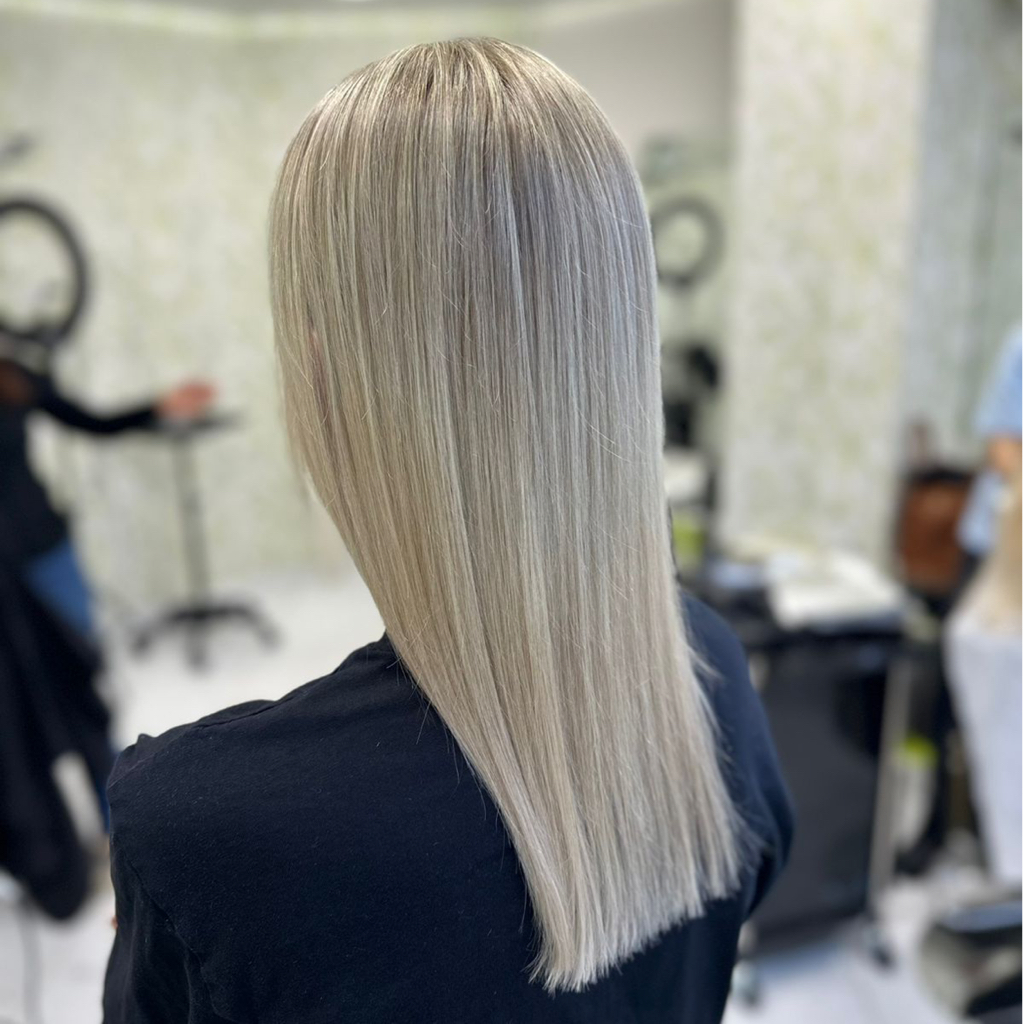 Мелирование + окрашивание волос  (длинные волосы)