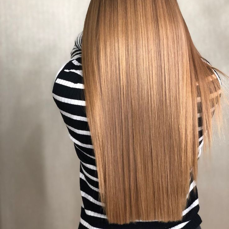 Долговременное выпрямление челка