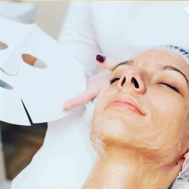 Пилинг DMAE (обновляющей для зрелой кожи ) + маска по типу лица