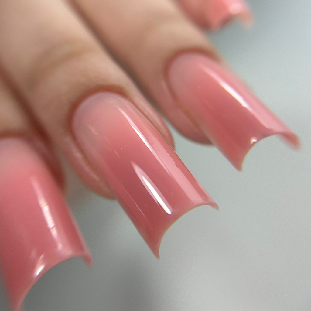 Маникюр с покрытием (однотон)