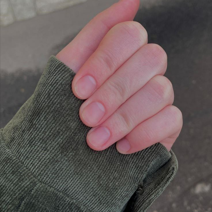 Детский маникюр без покрытия