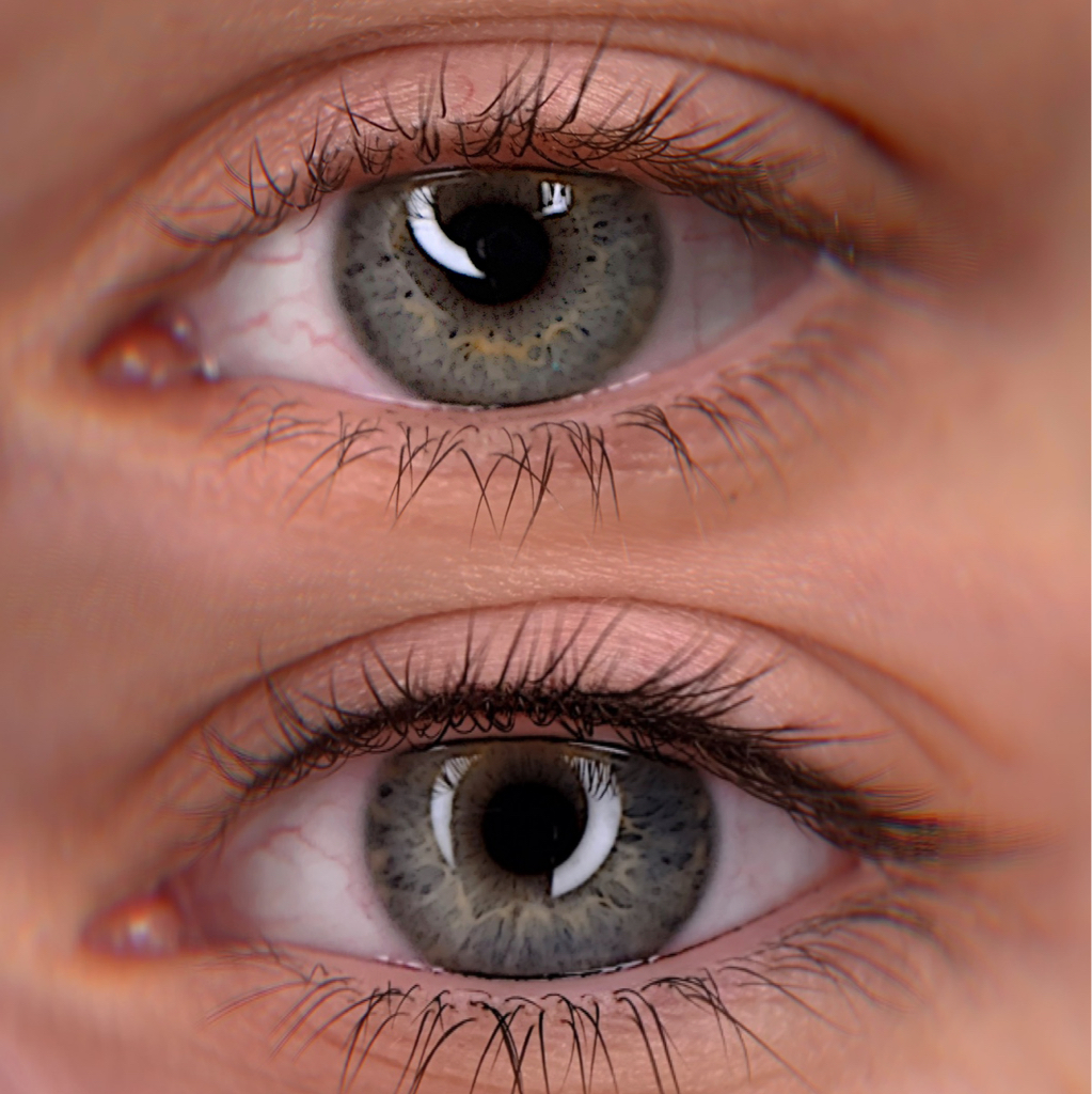 Перманент межресничного пространства. 1-й этап