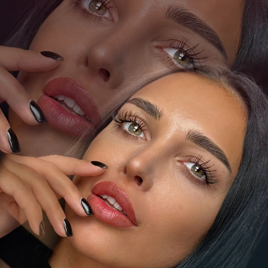 Перманент губ. 2-й этап (спустя месяц и не более 3х)