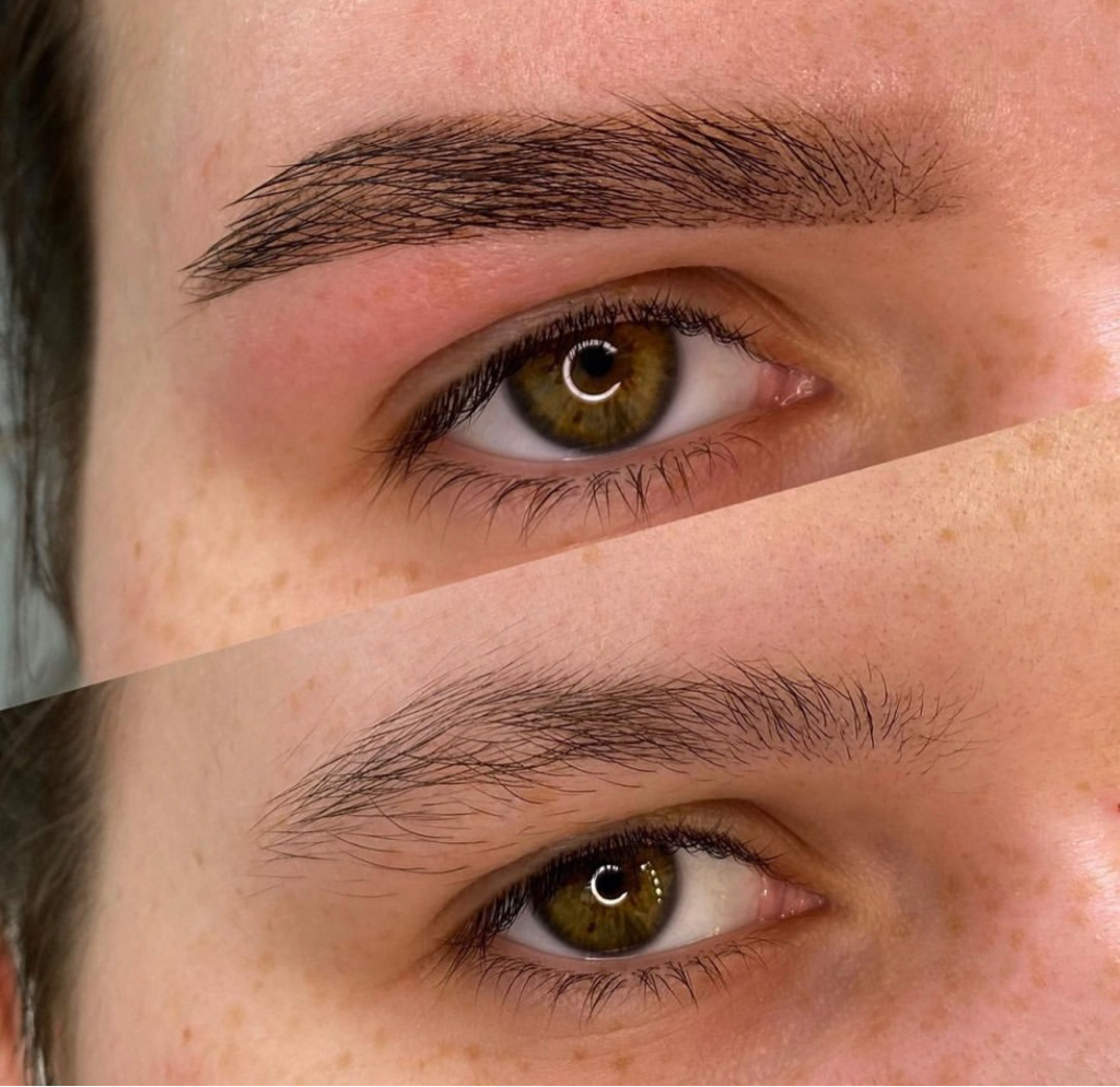 Комплекс окрашивания бровей +коррекция