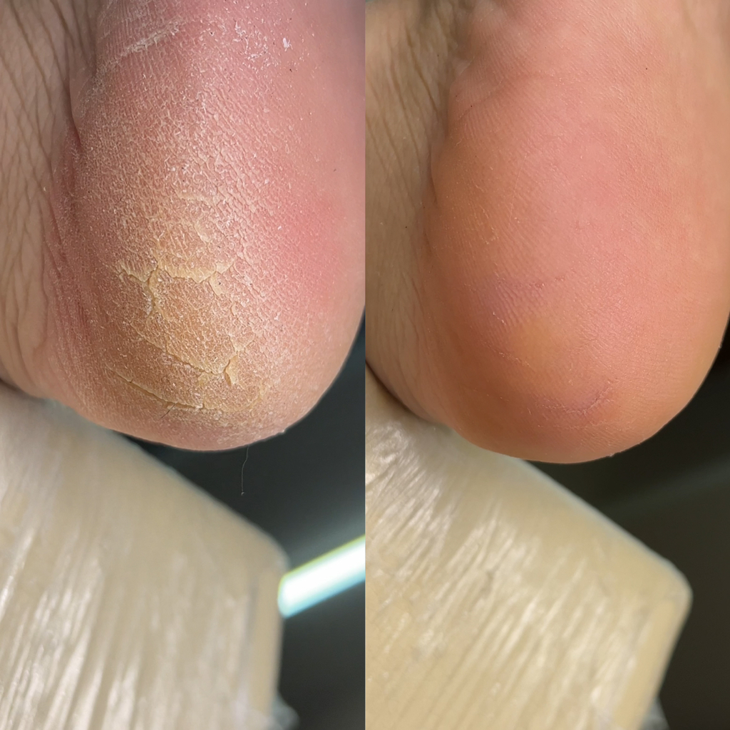 ПЕДИКЮР — ОБРАБОТКА СТОПЫ   (без пальчиков)