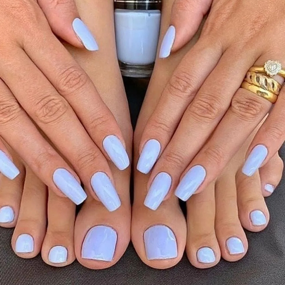 Комплекс маникюр+педикюр с покрытием