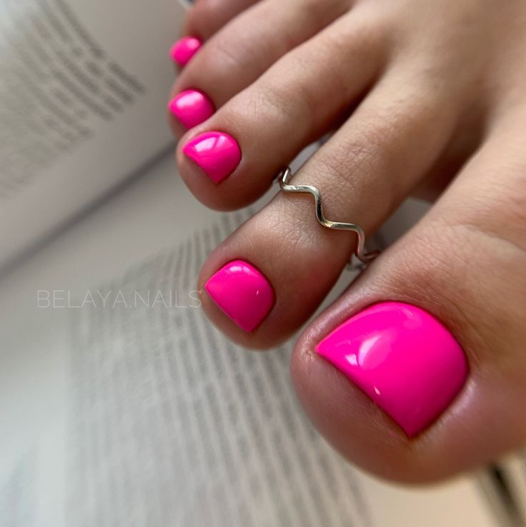 Педикюр обработка пальчиков + покрытие гель лак