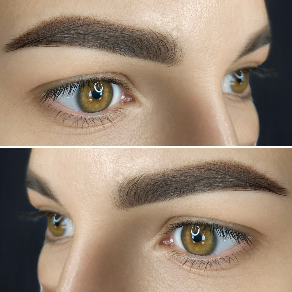 ПЕРЕКРЫТИЕ старого татуажа бровей