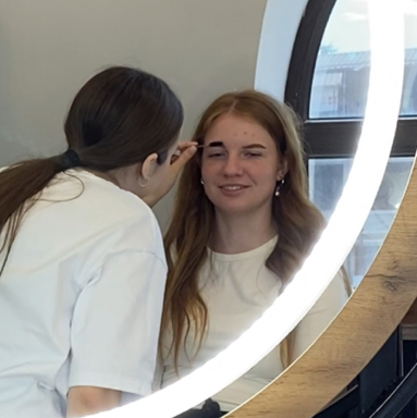 Коррекция бровей без окрашивания