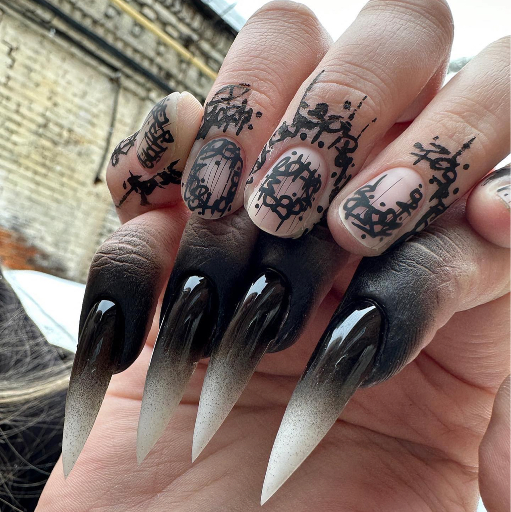 Наращивание одной руки с любым дизайном