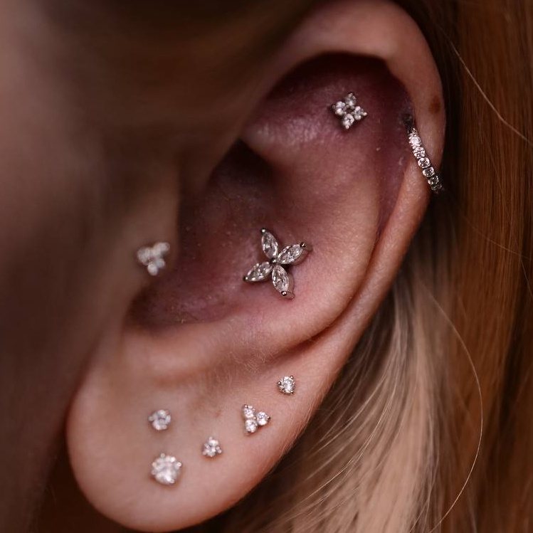 Пирсинг хряща уха