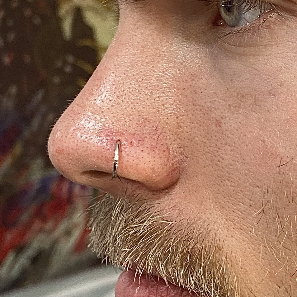 Пирсинг крыла носа