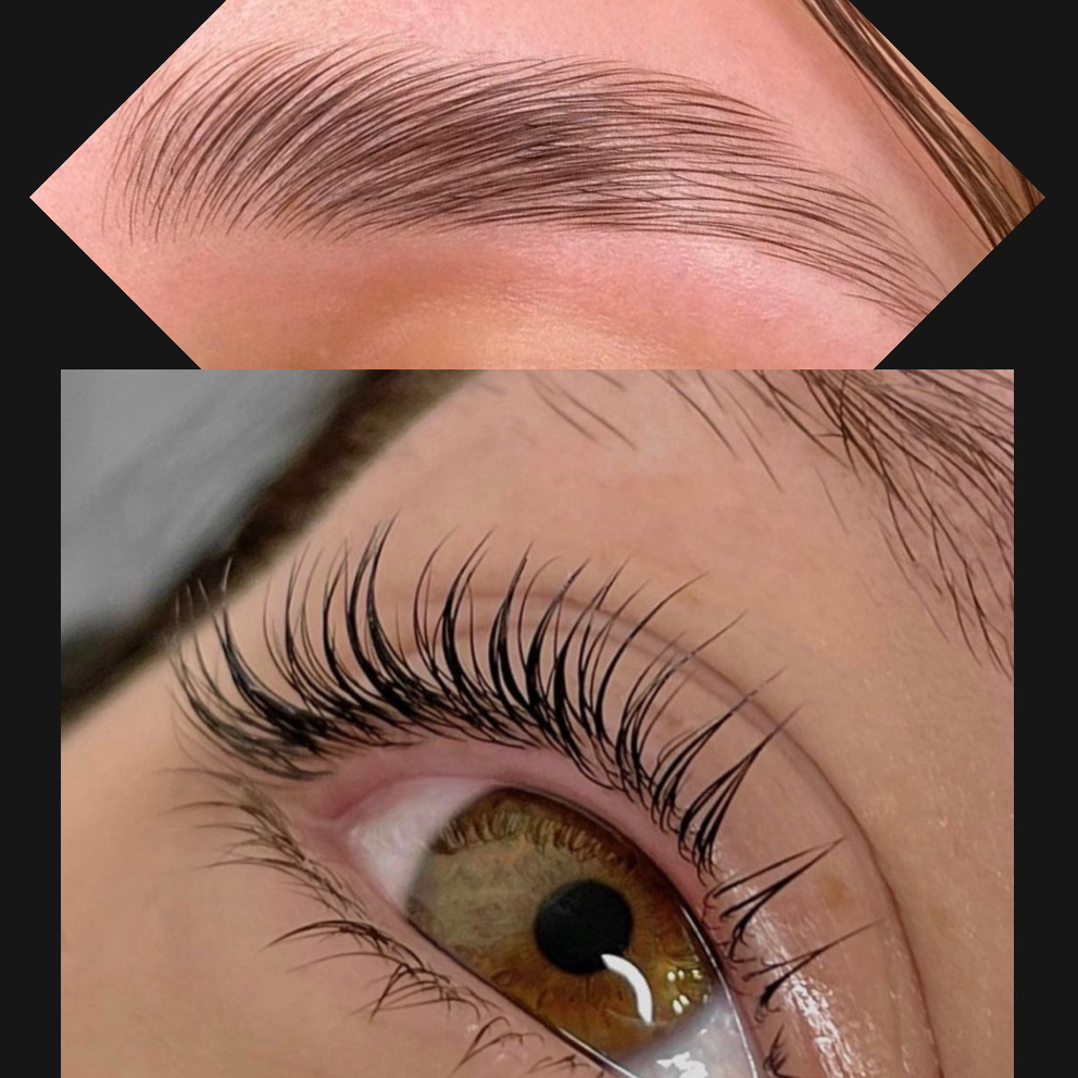 Комбо ламинирование ресниц и бровей