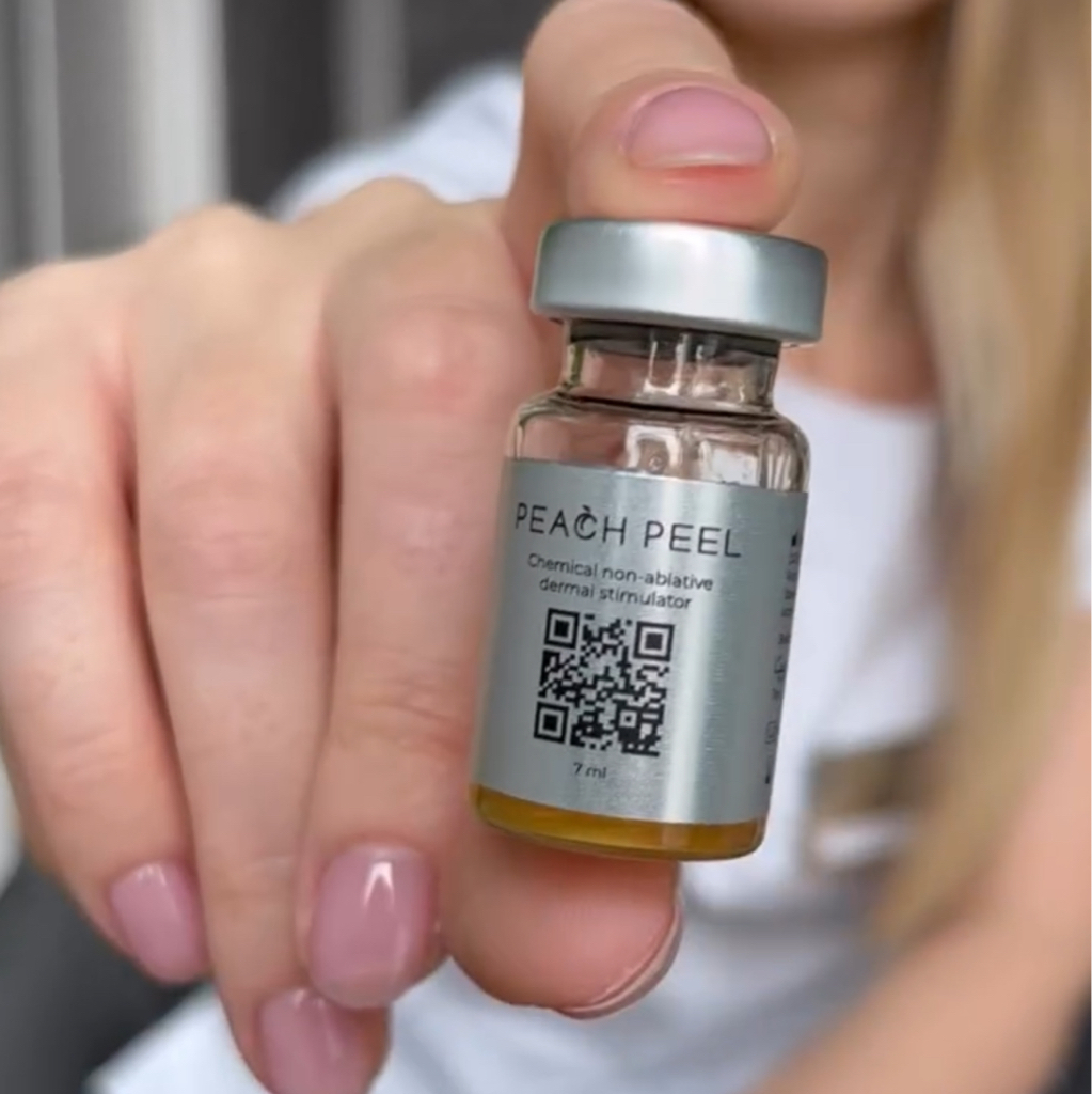 Массаж лица + пилинг Peach Peel