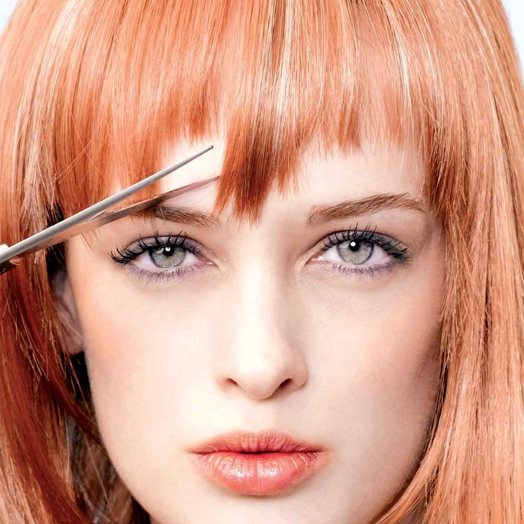 Стрижка челки