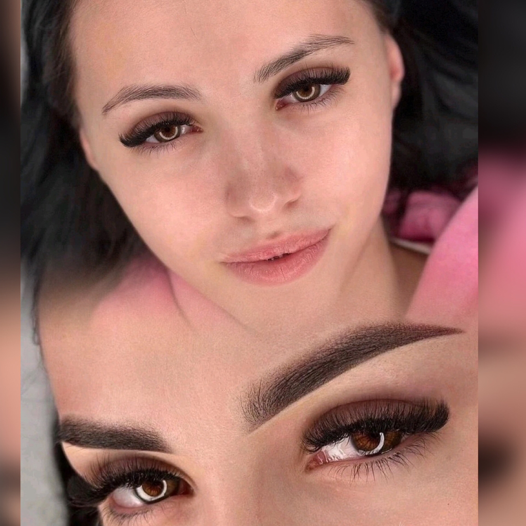 Перманентный макияж бровей