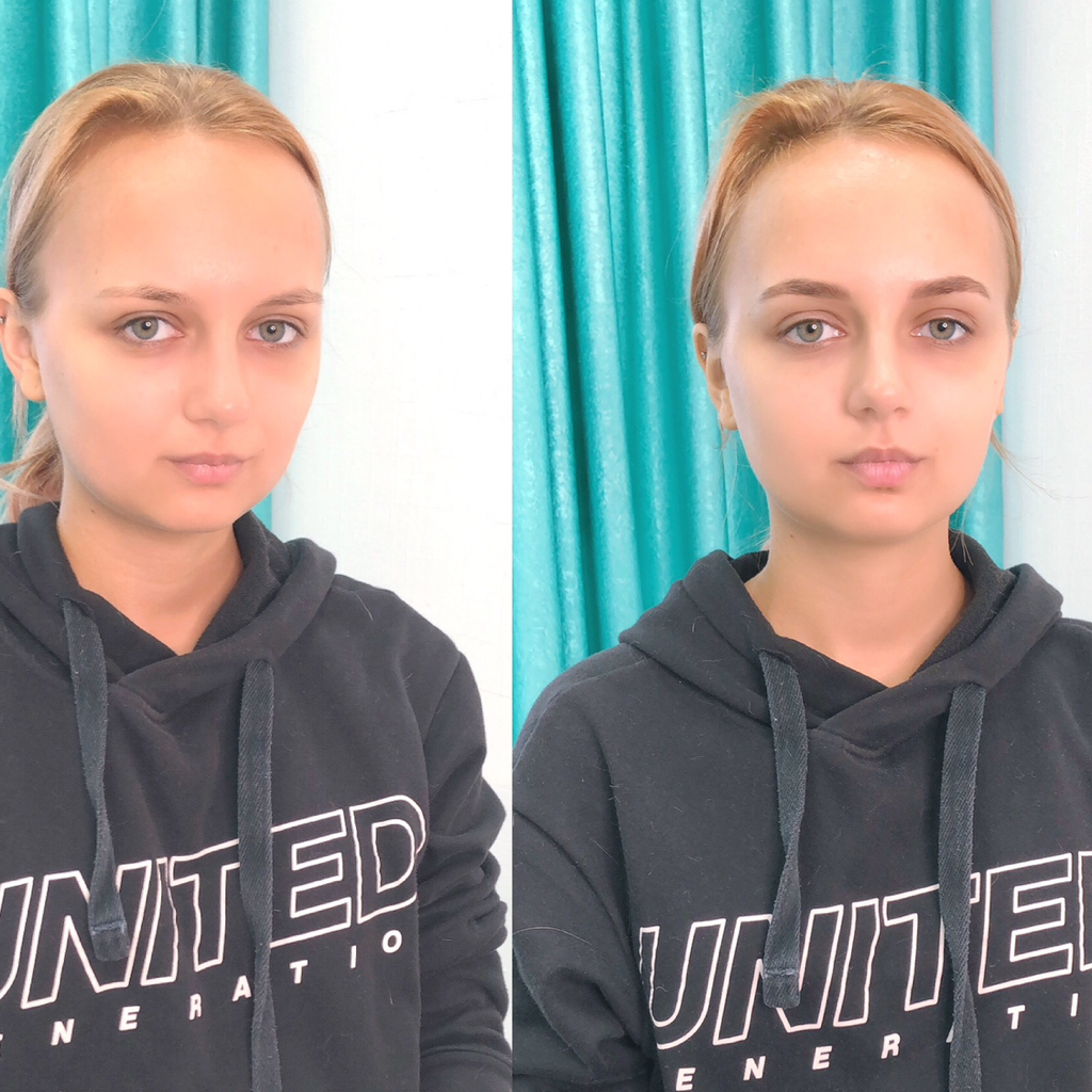 Коррекция+окрашивание бровей